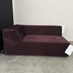 Sofa Trio Stoff 9074 Merlot Dunkelrot