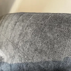 Sofa Und Hocker Airy Bezug Stoff 2813.95 Anthrazit Gestell Metall Chrom Glänzend