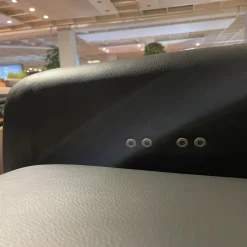 Sofa Venosa 660 Leder Montana Basalt Fuß 01 Brushed mit Relaxfunktionen