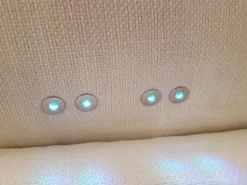 Sofa Venosa Stoff Cl.4 Nevio Weiß mit Verstellfunktion