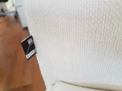 Sofa Venosa Stoff Cl.4 Nevio Weiß mit Verstellfunktion