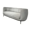 Sofa Vuelta 25640 Stoff F Tekla Platin Grau Füße Metall Bronze
