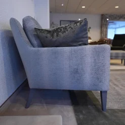 Sofagarnitur Coco Bezug Jab 9 2241 091 Graubeige Füße Massivholz Lackiert Grau
