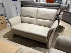 Sofagarnitur Himolla 9553 MB Föhr Superlastic Plus Federkern Bezug Leder Longlife Quarz