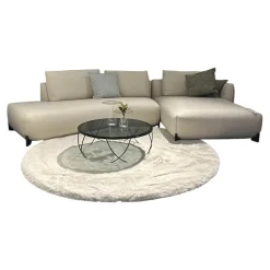 Sofakombination Naila Stoff Essential 26 Egret Beige Fuß Eiche Night Matt