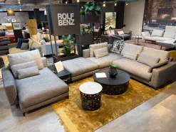 Sofalandschaft Nuvola Stoff 17 100 Schwarz Weiss Aluminiumfuß Verkehrsschwarz Lackiert Inklusive Kissen