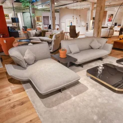 Sofasystem Beam Stoff Marocco 13 Sabbia Untergestell Lackiertes Aluminium