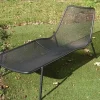 Sonnenliege Round Stahl 24 Nero