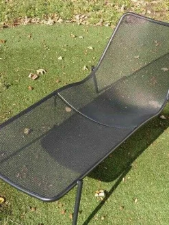 Sonnenliege Round Stahl 24 Nero