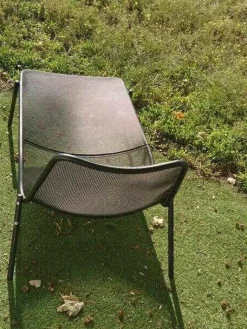 Sonnenliege Round Stahl 24 Nero