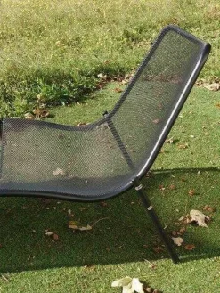 Sonnenliege Round Stahl 24 Nero