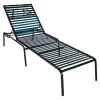 Sonnenliege Striped Lettino Gestell Stahlrohr Blau 5062 Sprossen Polyamid Blau 2025 TR