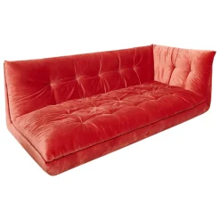 Soulmate Sofa 220/110 Stoff City Velvet Reloaded CA7832/063 Rot