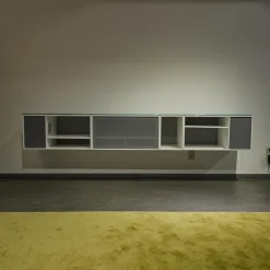 Sound Unit Lack Matt Weiß Frontfarbe Fjord Mit Abdeckplatte Glas