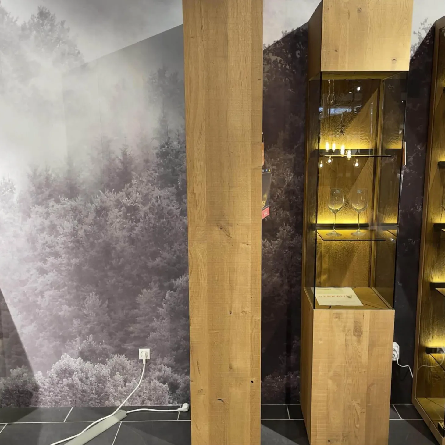 Standelement Benjo Kerneiche Umato Sägerau Gebürstet