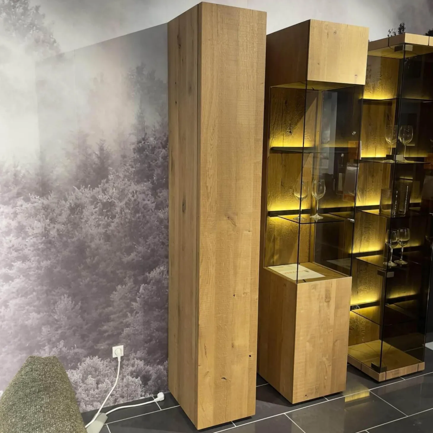 Standelement Benjo Kerneiche Umato Sägerau Gebürstet