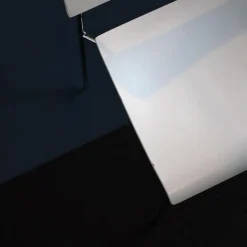 Stapelstuhl Giorgio Weiß Lackiert Gestell Verchromt