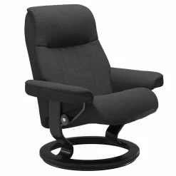 Stressless Crown L Classic Base Stoff Calido Dark Grey