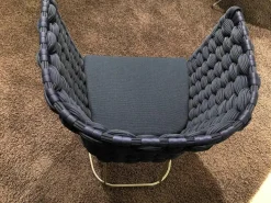 Stuhl Ami Bezug Rope Blau Geflochten Indoor Outdoor