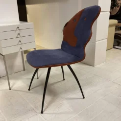 Stuhl Antipode 2 Combi 1 Clemens Briels Nubukleder Korallenrot