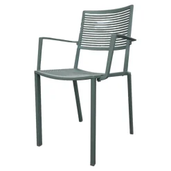 Stuhl Easy Outdoor Aluminium Pulverbeschichtet Pastellblau