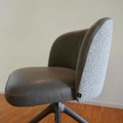 Stuhl Gaia Casual V2 Stoff Ascot Toffee 2402 Leder Rawhide Dawn 352