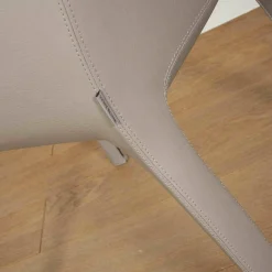 Stuhl Gio Leder Torro Stone mit Armlehnen