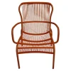 Stuhl Loop Dining Chair Outdoor Polypropylene Terracotta Rot Gestell Pulverbeschichtet Rot