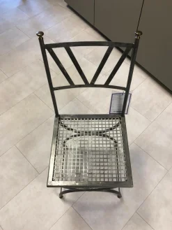 Stuhl Modell Ferro Rauleder Wassergrün Gestell Ausführung Metall