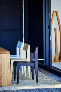 Stuhl Nora Weiß Esche Gebeizt Matt