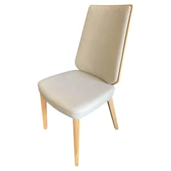 Stuhl S800 Leder 5611 Nubuk Touch Hellbeige