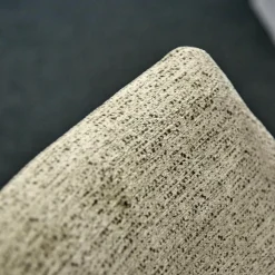 Stuhl Saloni Stoff Franca D-121 Beige Grau mit Armlehne