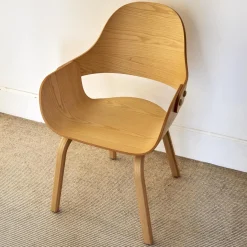 Stuhl Showtime Nude Wooden Esche Natur Sitzkissen Medle Y12 Blau