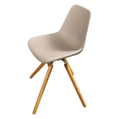 Stuhl Step Bezug Eco Kunstleder Schlamm Gestell Eiche