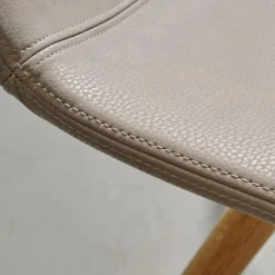 Stuhl Step Bezug Eco Kunstleder Schlamm Gestell Eiche