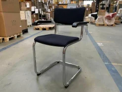 Stuhl Stoff Xtreme Plsaus YS016 Arawak Gestell Stahlrohr Verchromt