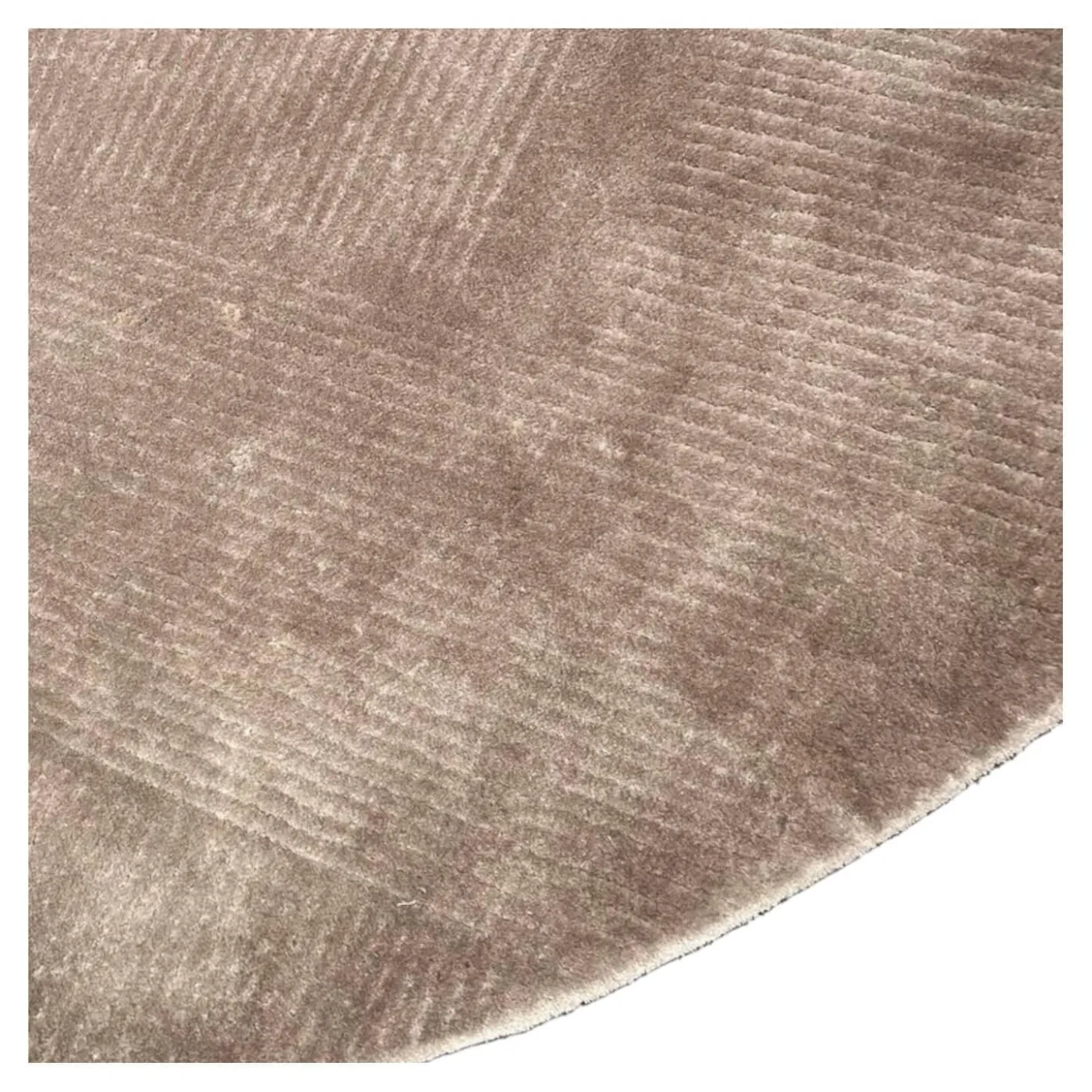 Teppich Caldes 300x300 Stoff Farbe Haselnuss