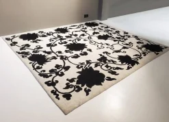 Teppich Carpetence Handgeknüpft Metok 1 Yin Yano 100 Beige Schwarz Mit Seide