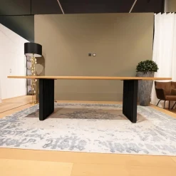 Teppich Disha Schurwolle Pflanzenfasern Stoff Ascot Creme Weiß Hellblau Handgeknüpft Ohne Tisch Sowie Ohne Stühle