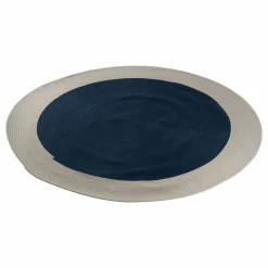 Teppich Onda Textil TA03 Polypropylen Ocean C07 Blau Seitlich Geflecht