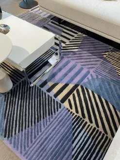 Teppich Prisme Nuit 200 x 300 Handgetufted 100% Wolle