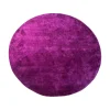 Teppich The Finest Mohair Wolle Dark Purple Violett 200x200