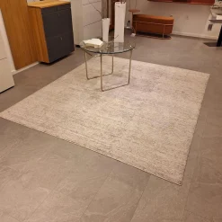 Teppich 220x260 Cut & Loop Naturitas 100 Beige Grau
