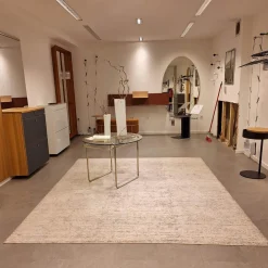 Teppich 220x260 Cut & Loop Naturitas 100 Beige Grau