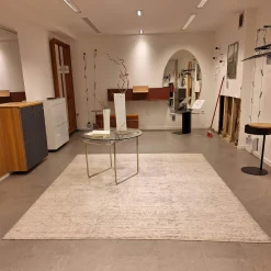 Teppich 220x260 Cut & Loop Naturitas 100 Beige Grau