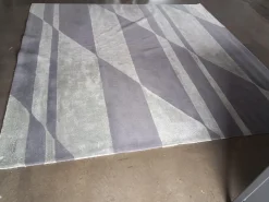 Teppich 300x300 Fluxus Grigio Grau