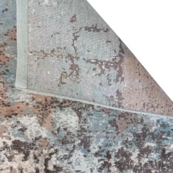 Teppich 248x168 Indien Textil Blau Beige