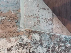 Teppich 248x168 Indien Textil Blau Beige