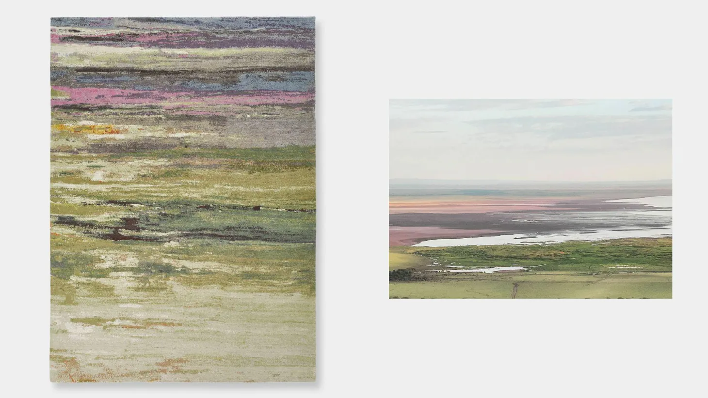 Teppich 300x200 Legends Of Carpets Yungiyungi Rosa Beige Grün