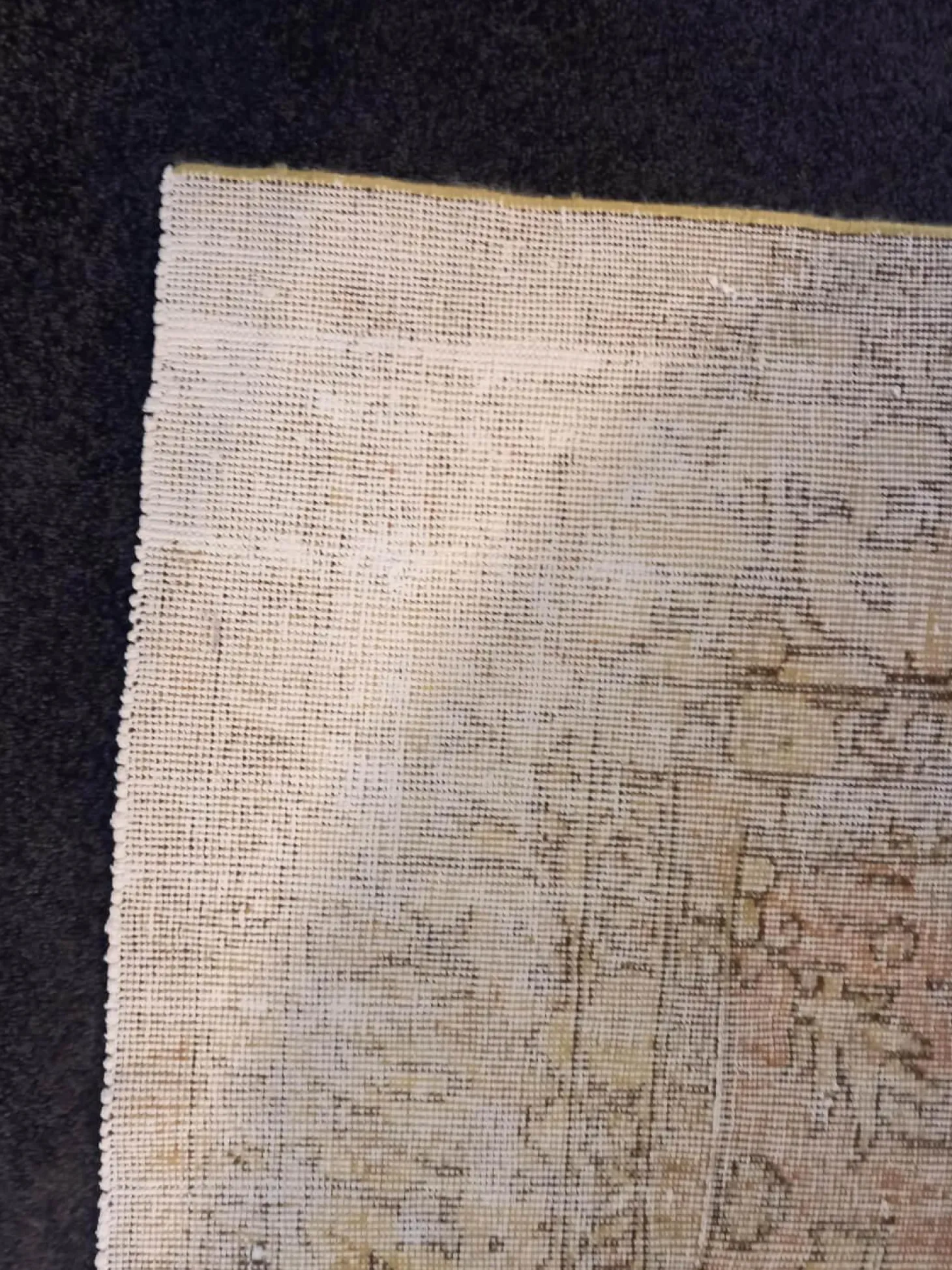 Teppich 314x213 Textil Decolorized Gelb Beige